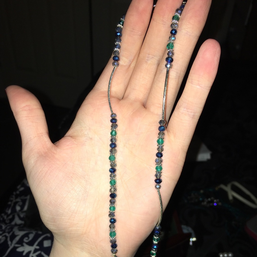 Blue necklace
